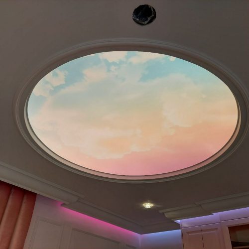 Įtempiamos lubos su nuotraukų spausdinimu